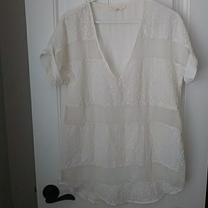 Francesca's cream boho dress S